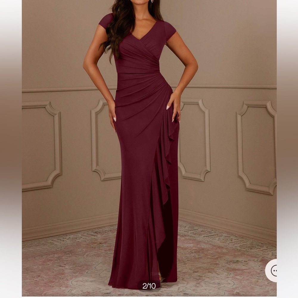 Red bridesmaid dress—AZAZIE DRESS